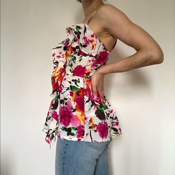 Floral satin top - Picture 5 of 8